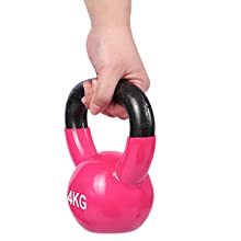 Pink Body Solid Cast آهن آموزش قدرت Kettlebell For Home Gym Workout 10