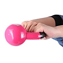 Pink Body Solid Cast آهن آموزش قدرت Kettlebell For Home Gym Workout 11