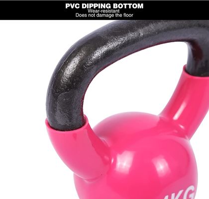 Pink Body Solid Cast آهن آموزش قدرت Kettlebell For Home Gym Workout