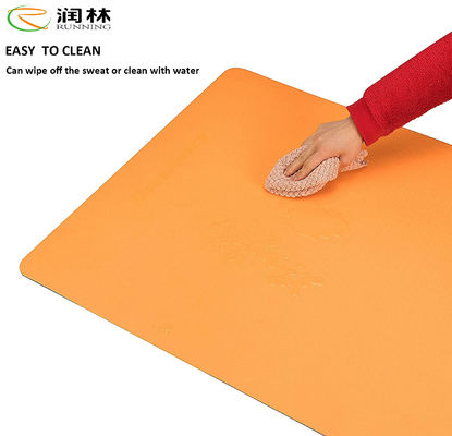Pilates Natural TPE Gym Mat Anti Slip Foldable with Strap