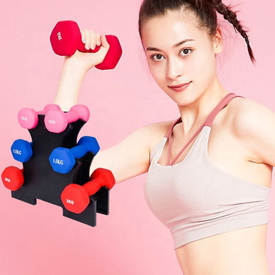 مجموعه بدنسازی 1-5 کیلوگرم زنان بدنسازی Vinly Dumbbell Set for Fitness