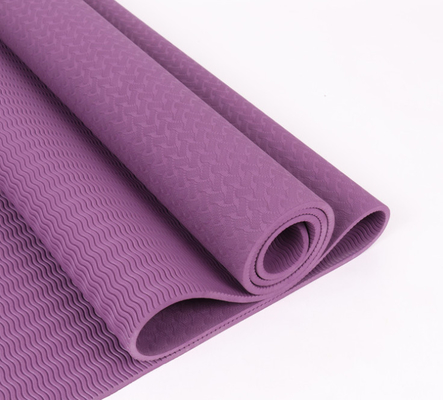 طرح جدید بنفش سفارشی Tpe Yoga Mat Eco Friendly 183*61cm
