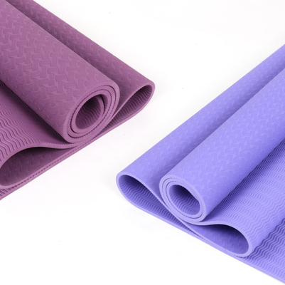 طرح جدید بنفش سفارشی Tpe Yoga Mat Eco Friendly 183*61cm
