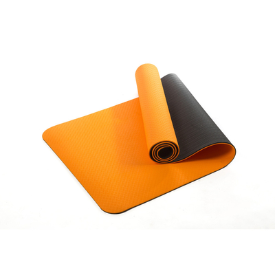 چاپ سفارشی Tpe Yoga Mat تک رنگ 6 میلی متری برای تناسب اندام